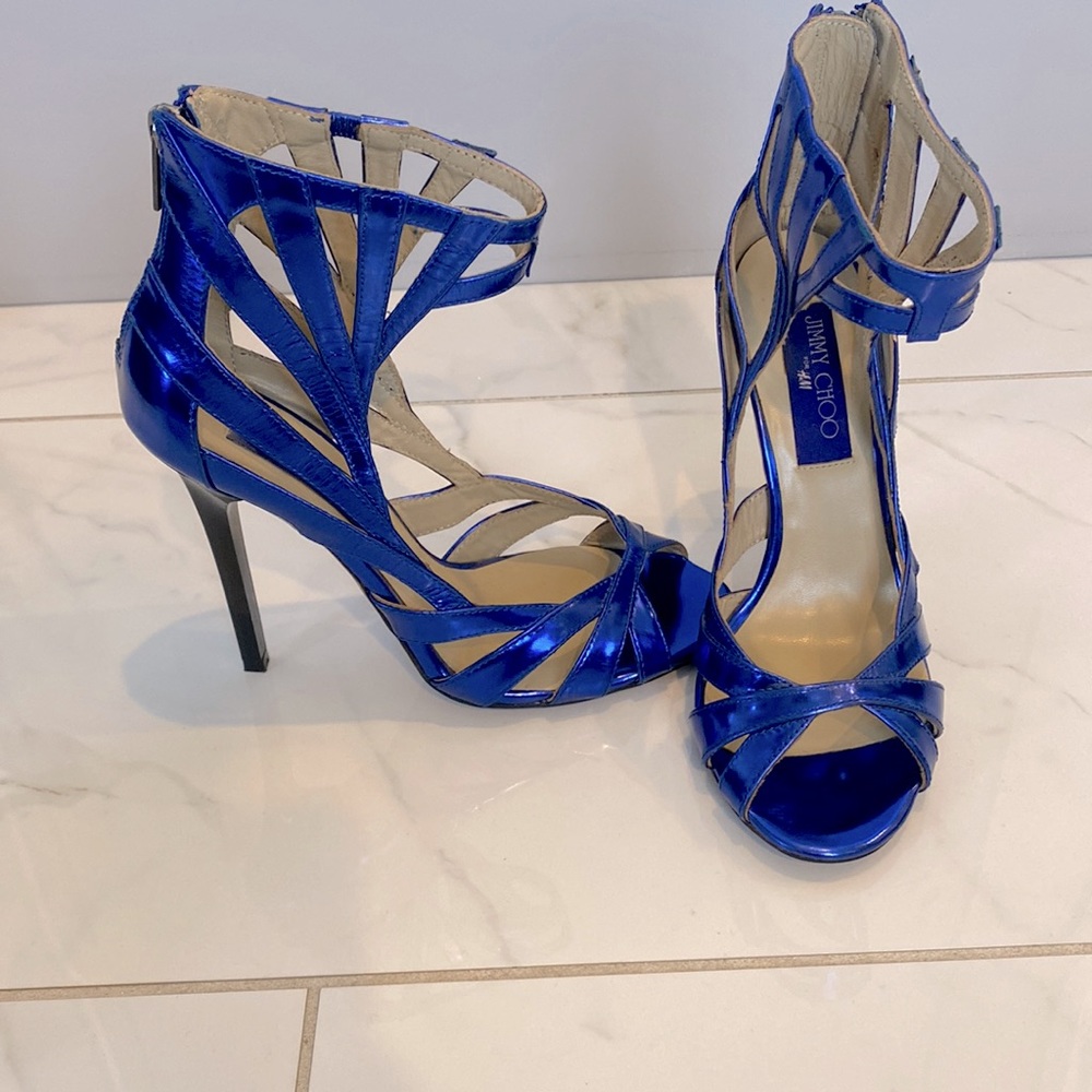 Stilettos by Jimmy Choo for H&M (Metallic Blue)
